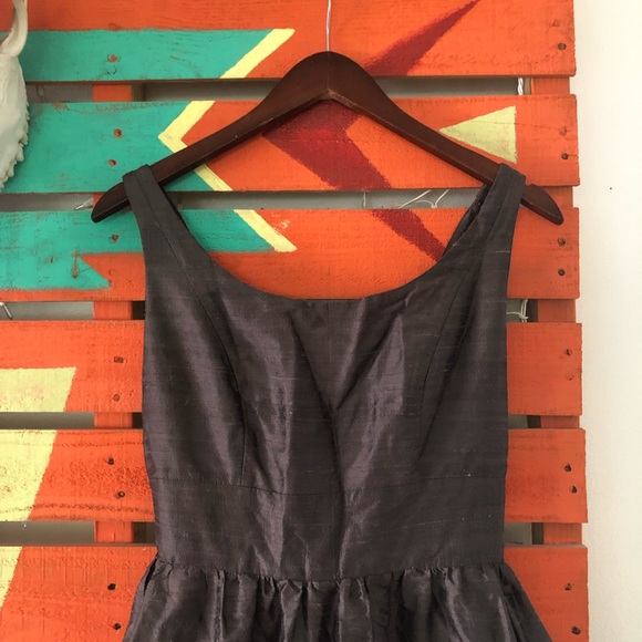 Vintage Raw Silk Anthropologie Lula Kate Dress - Picture 6 of 15